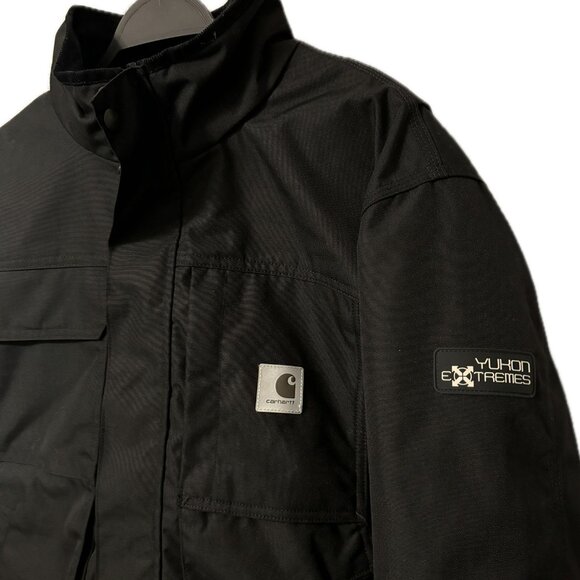 Carhartt 104460 Men's Yukon Extremes Loose Fit Insulated Coat Black  L - Picture 3 of 13